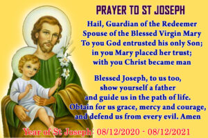 St Joseph Prayer English