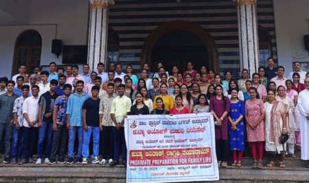 A Session on ‘Proximate Preparation For Family Life’ was Organized for the Youth along with their Parents at Udyavar Parish