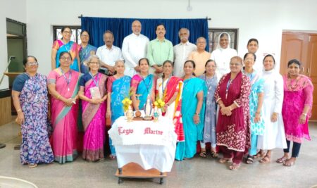 Legion of Mary of St Francis Xavier Church Celebrated their Annual Day and honored Mary their patroness