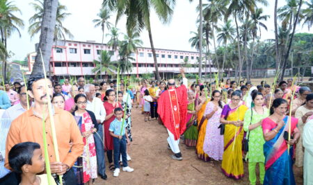 Palm Sunday Celebration at Udyavar Church