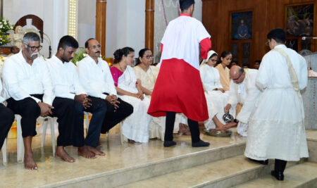 Maundy Thursday Celebration at St. Xavier Church, Udyavar.