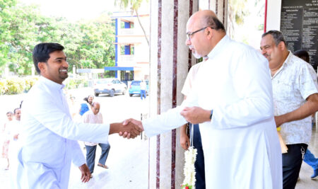 Welcoming Rev Fr Santhosh D’Almeida as Assistant Parish Priest